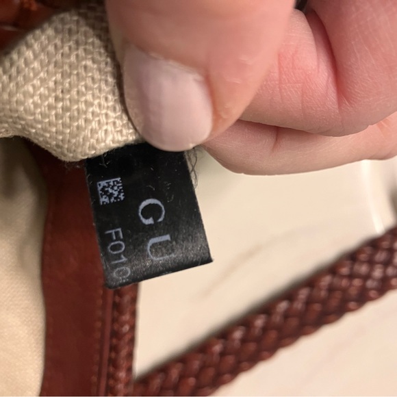 Gucci Burgundy GG Canvas Marrakech Hobo Purse - Picture 5 of 9